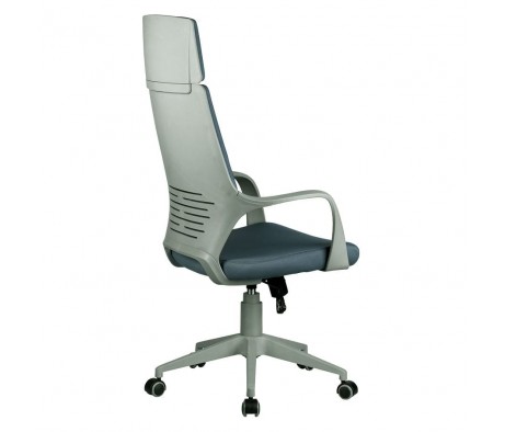 Кресло Riva Chair 8989 серый пластик компьютерное