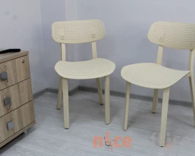 Стул SHT-S85 черный Пластик, Черный/Бежевый images