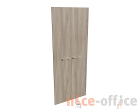 Комплект высоких деревянных дверей ручка скоба 192x80x1,6 Blackwood, Belfast images