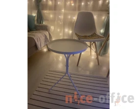 Столик журнальный SHT-CT11 Белый муар images