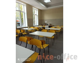 Стул офисный SHT-S85М Пластик, Желтый/Черный images