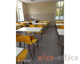 Стул офисный SHT-S85М Пластик, Желтый/Черный images