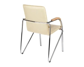 Стул D Samba RU Экокожа, Бежевый/Бук images