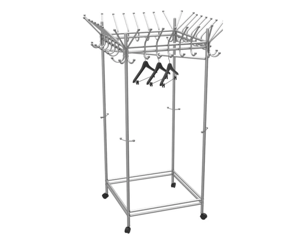 Вешалка гардеробная на колесах Пико 23