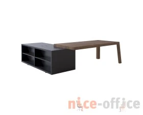 Стол руководителя с модулем без передней панели, правый 2575х2365х750 Tola images