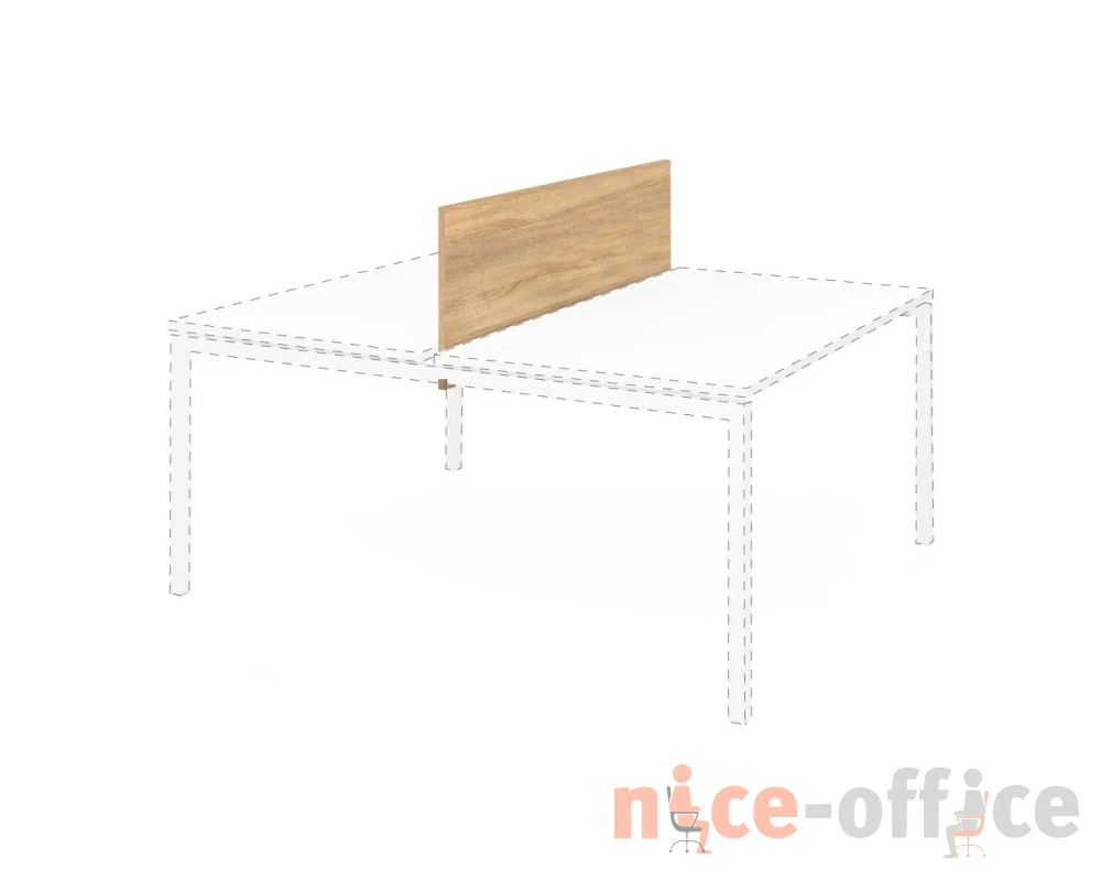 Экран бенча ДСП 118x1,8x46 Link Дуб калифорния