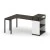 Дуб мали/Белый бриллиант/Металл черный