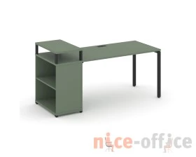 Стол рабочий с опорным стеллажом с верх. горизонтом CN.SP-205 1400x720x917 Концепт / Concept images