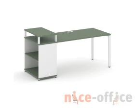 Стол рабочий с опорным стеллажом с верх. горизонтом CN.SP-205 1400x720x917 Концепт / Concept images
