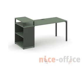 Стол рабочий с опорным стеллажом с верх. горизонтом CN.SP-205 1400x720x917 Концепт / Concept images