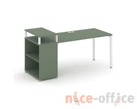 Стол рабочий с опорным стеллажом с верх. горизонтом CN.SP-205 1400x720x917 Концепт / Concept images