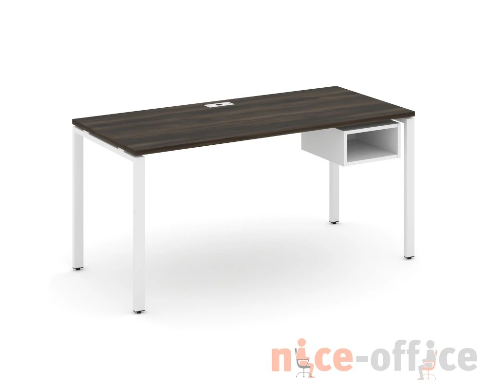 Стол рабочий с подвесной тумбой с 1 открытой нишей CN.SP-104 1580x720x750 Концепт / Concept