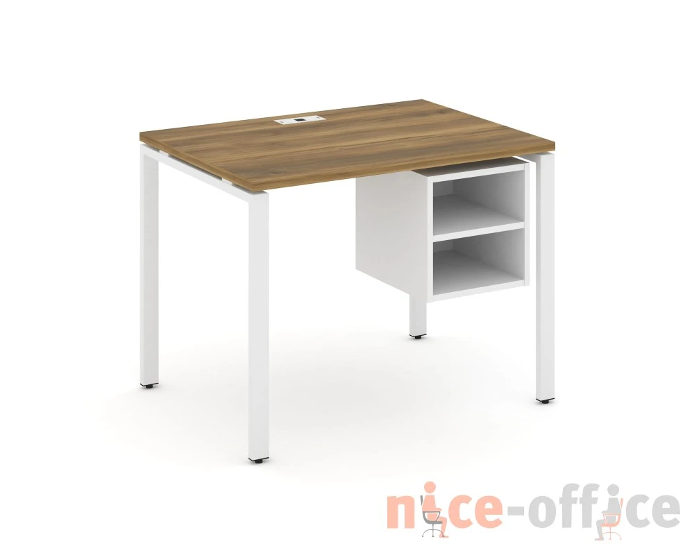Стол рабочий с подвесной тумбой с 2 открытыми нишами CN.SP-105 980x720x750 Концепт / Concept