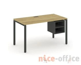 Стол рабочий с подвесной тумбой с 2 открытыми нишами CN.SP-105 980x720x750 Концепт / Concept images