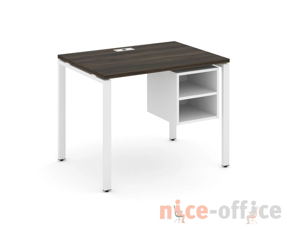 Стол рабочий с подвесной тумбой с 2 открытыми нишами CN.SP-105 980x720x750 Концепт / Concept