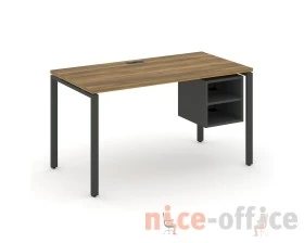 Стол рабочий с подвесной тумбой с 2 открытыми нишами CN.SP-106 1180x720x750 Концепт / Concept images