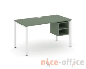 Стол рабочий с подвесной тумбой с 2 открытыми нишами CN.SP-106 1180x720x750 Концепт / Concept images
