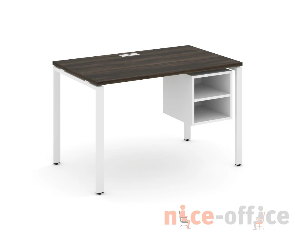 Стол рабочий с подвесной тумбой с 2 открытыми нишами CN.SP-106 1180x720x750 Концепт / Concept