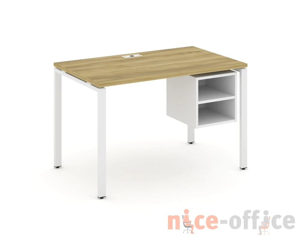 Стол рабочий с подвесной тумбой с 2 открытыми нишами CN.SP-106 1180x720x750 Концепт / Concept