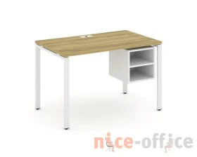 Стол рабочий с подвесной тумбой с 2 открытыми нишами CN.SP-106 1180x720x750 Концепт / Concept images