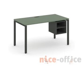 Стол рабочий с подвесной тумбой с 2 открытыми нишами CN.SP-106 1180x720x750 Концепт / Concept images