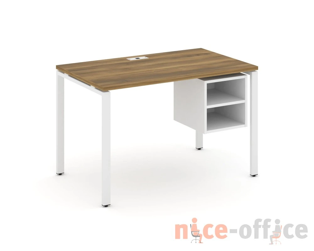 Стол рабочий с подвесной тумбой с 2 открытыми нишами CN.SP-106 1180x720x750 Концепт / Concept