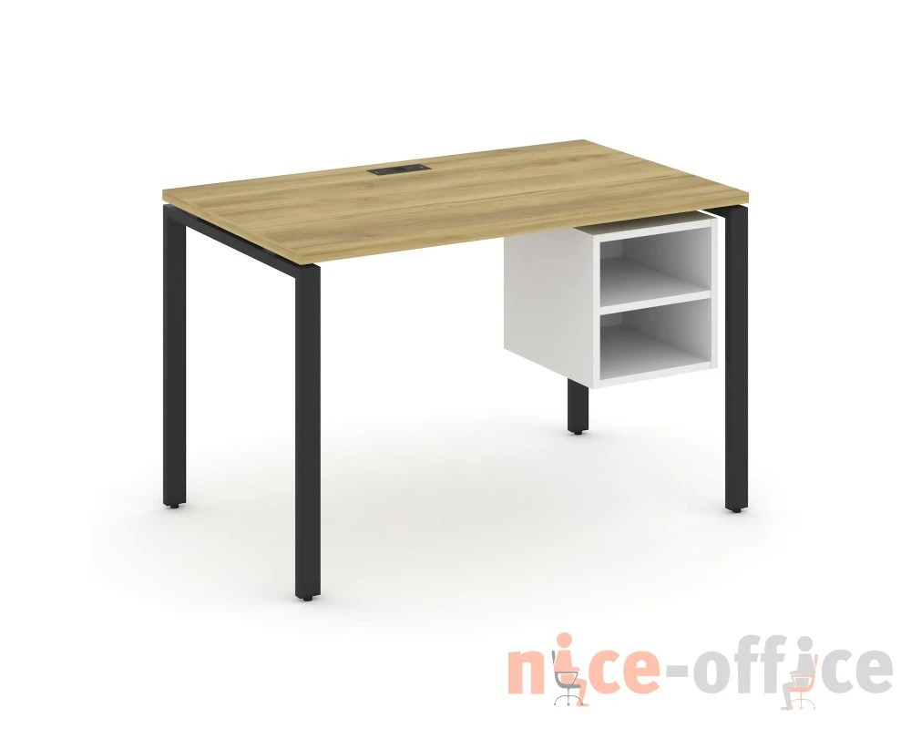 Стол рабочий с подвесной тумбой с 2 открытыми нишами CN.SP-106 1180x720x750 Концепт / Concept