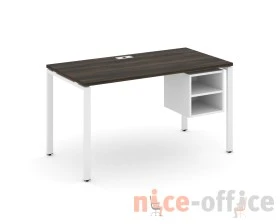 Стол рабочий с подвесной тумбой с 2 открытыми нишами CN.SP-107 1380x720x750 Концепт / Concept images
