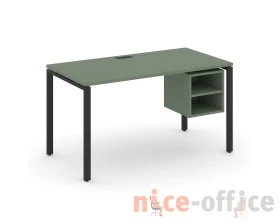 Стол рабочий с подвесной тумбой с 2 открытыми нишами CN.SP-107 1380x720x750 Концепт / Concept images