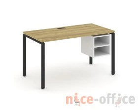 Стол рабочий с подвесной тумбой с 2 открытыми нишами CN.SP-107 1380x720x750 Концепт / Concept images