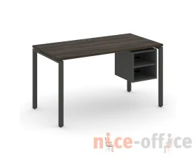 Стол рабочий с подвесной тумбой с 2 открытыми нишами CN.SP-107 1380x720x750 Концепт / Concept images
