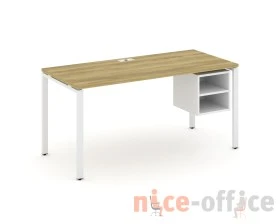 Стол рабочий с подвесной тумбой с 2 открытыми нишами CN.SP-108 1580x720x750 Концепт / Concept images