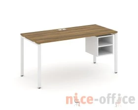 Стол рабочий с подвесной тумбой с 2 открытыми нишами CN.SP-108 1580x720x750 Концепт / Concept images