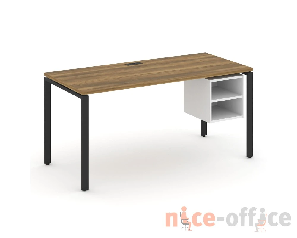 Стол рабочий с подвесной тумбой с 2 открытыми нишами CN.SP-108 1580x720x750 Концепт / Concept