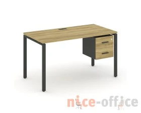 Стол рабочий с подвесной тумбой с 2 ящ. CN.SP-116 W 1580x720x750 Концепт / Concept images