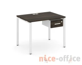 Стол рабочий с подвесной тумбой с одним ящ. CN.SP-109 W 980x720x750 Концепт / Concept images