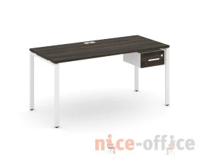 Стол рабочий с подвесной тумбой с одним ящ. CN.SP-112 W 1580x720x750 Концепт / Concept images