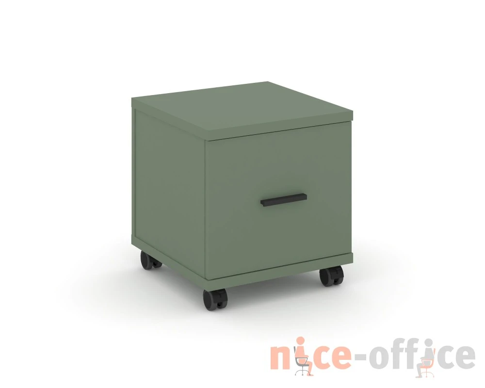 Тумба мобильная 1 распаш. фасад CN.TUM-007 B 420x420x448 Концепт / Concept