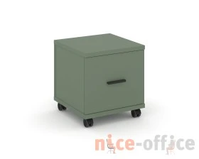 Тумба мобильная 1 распаш. фасад CN.TUM-007 B 420x420x448 Концепт / Concept images