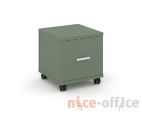 Тумба мобильная 1 распаш. фасад CN.TUM-007 W 420x420x448 Концепт / Concept images
