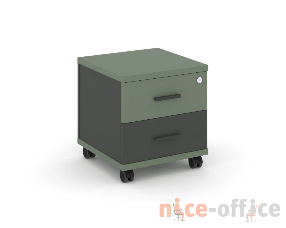 Тумба мобильная 2 ящ. CN.TUM-001 A 420x420x448 Концепт / Concept