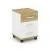 Дуб винченцо/Белый бриллиант/Металл белый