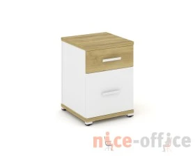 Тумба опорная/приставная 1 ящ. 1 распаш. фасад CN.TUO-004 W 420x420x583 Концепт / Concept images