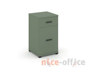 Тумба опорная/приставная 1 ящ. 1 распаш. фасад CN.TUO-005 B 420x420x750 Концепт / Concept images