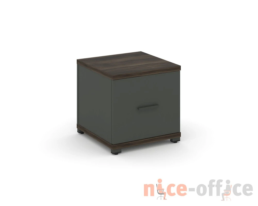 Тумба приставная 1 распаш. фасад CN.TUP-004 W 420x420x416 Концепт / Concept