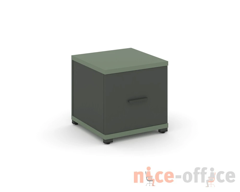 Тумба приставная 1 распаш. фасад CN.TUP-004 W 420x420x416 Концепт / Concept