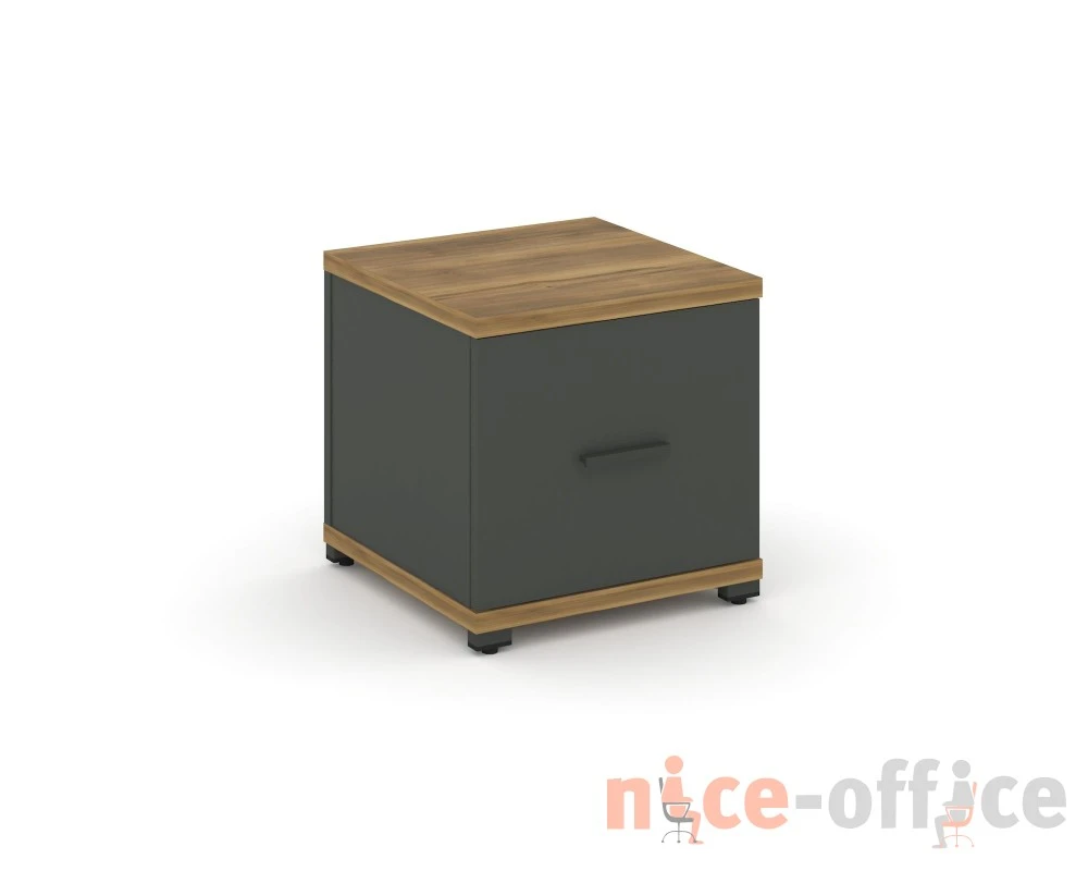 Тумба приставная 1 распаш. фасад CN.TUP-004 W 420x420x416 Концепт / Concept
