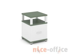 Тумба приставная 1 распаш. фасад с надставкой CN.TUP-005 W 420x420x583 Концепт / Concept images