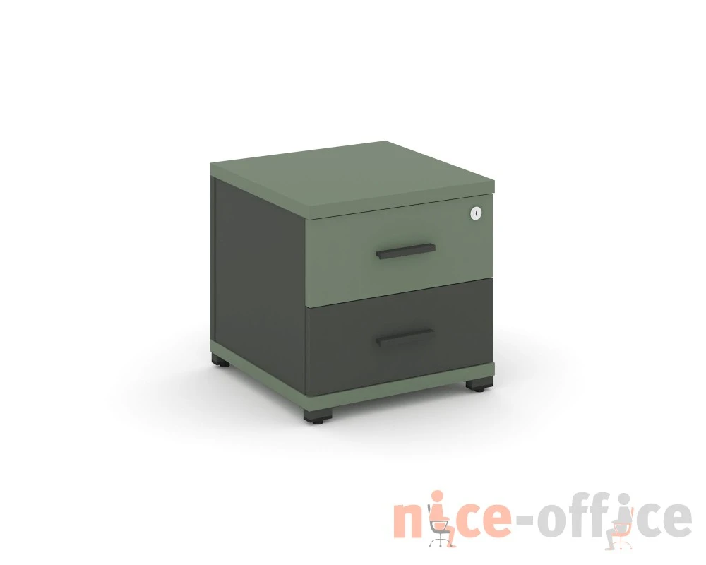 Тумба приставная 2 ящ. CN.TUP-001 W 420x420x416 Концепт / Concept