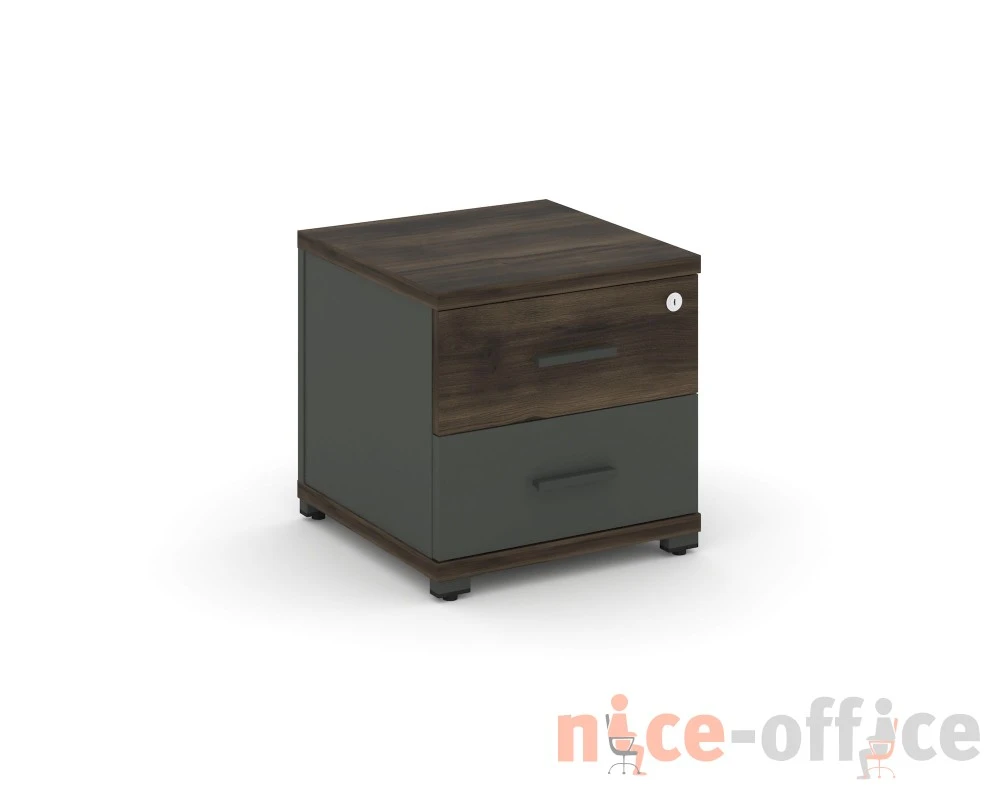 Тумба приставная 2 ящ. CN.TUP-001 W 420x420x416 Концепт / Concept
